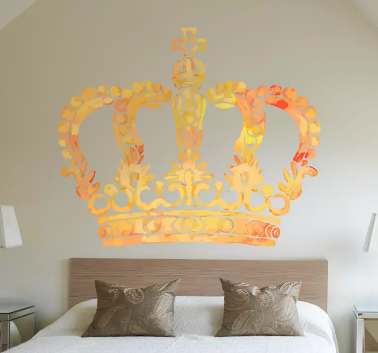 Royal Crown Room Wall Sticker - TenStickers