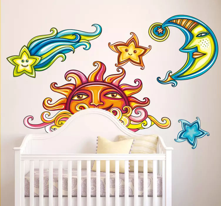 Sky Elements Wall Decals - TenStickers