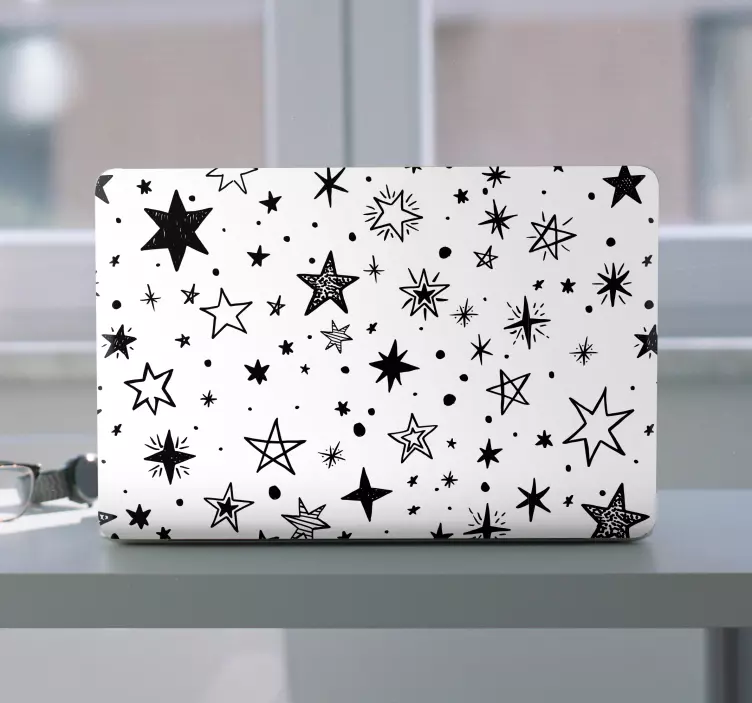 Starry Sky Pattern laptop skin - TenStickers