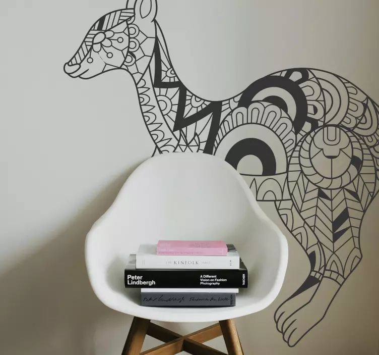 Stylized Animal Silhouette wall sticker - TenStickers