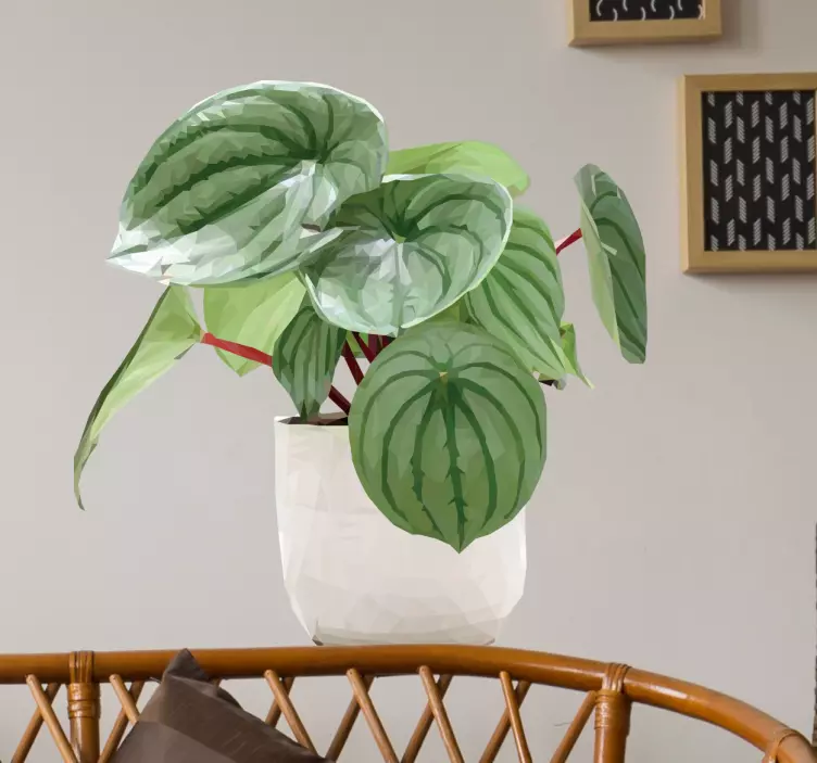 Tropical plant wall sticker - TenStickers