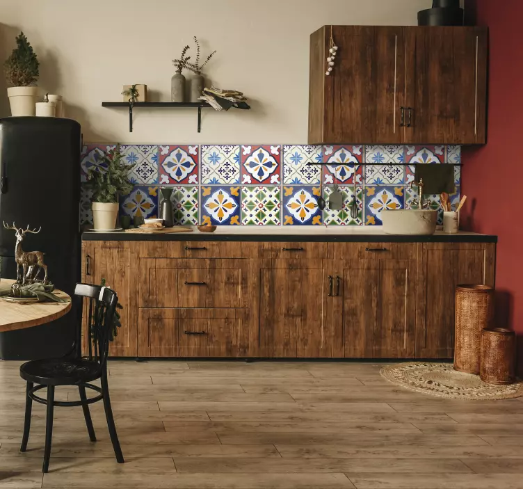 Typical Portuguese tile sticker - TenStickers