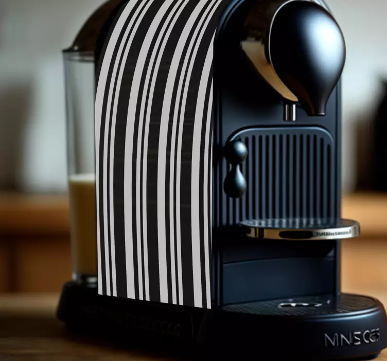 Vertical Lines appliance stickers - TenStickers