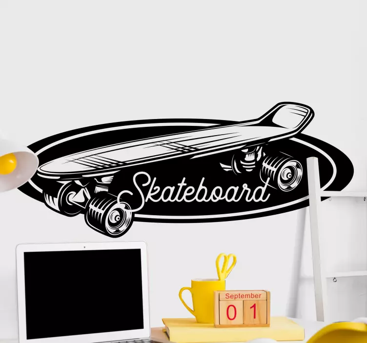 Wall sticker skateboard design - TenStickers
