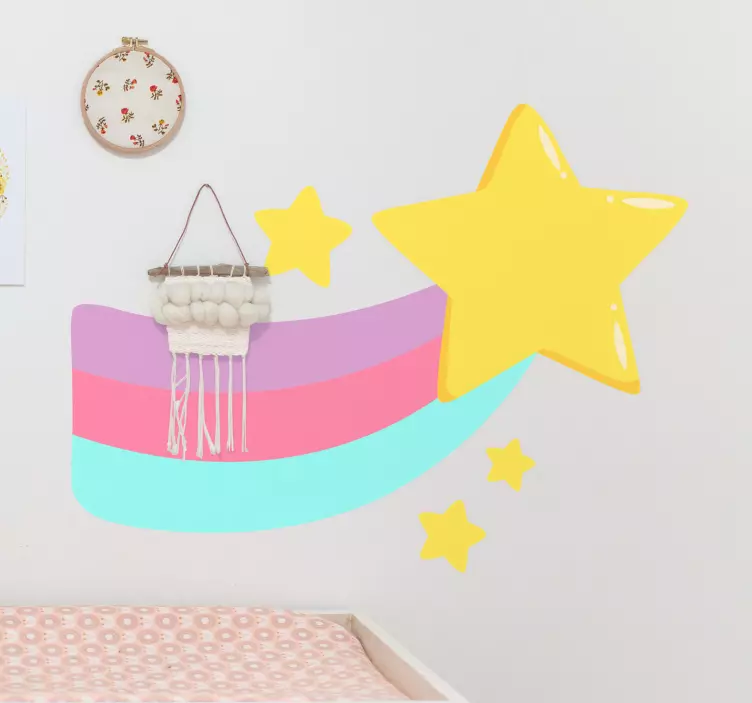 Wall stickers for kid colorful star design - TenStickers