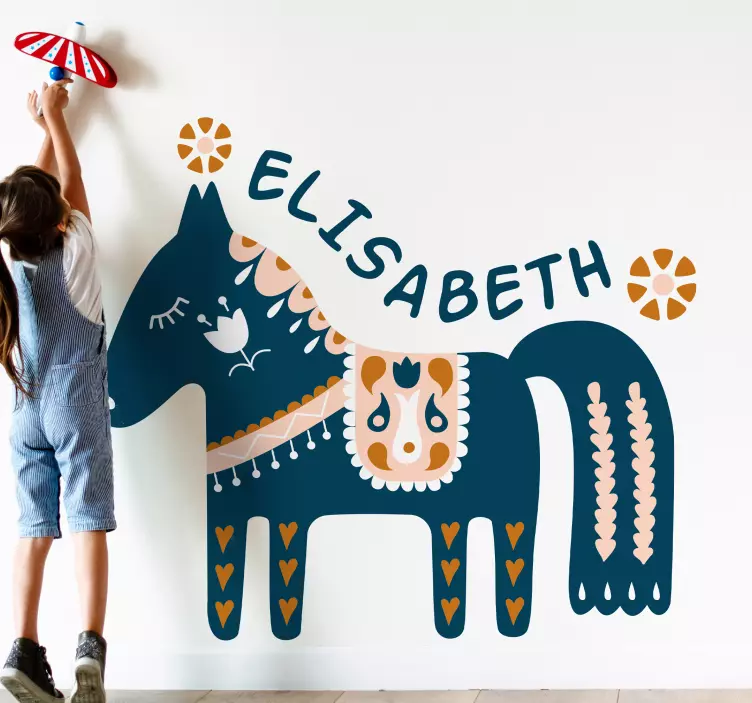 Wall stickers for kid decorative horse art - TenStickers
