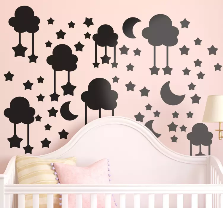 Wall stickers for kid heavens and celestial bodies - TenStickers