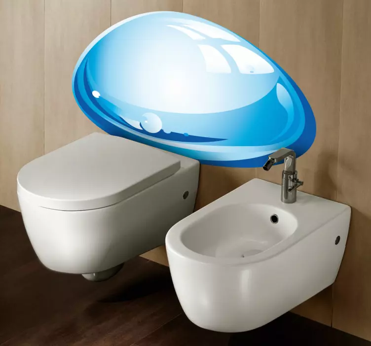 Water Drop Decorative Decal - TenStickers