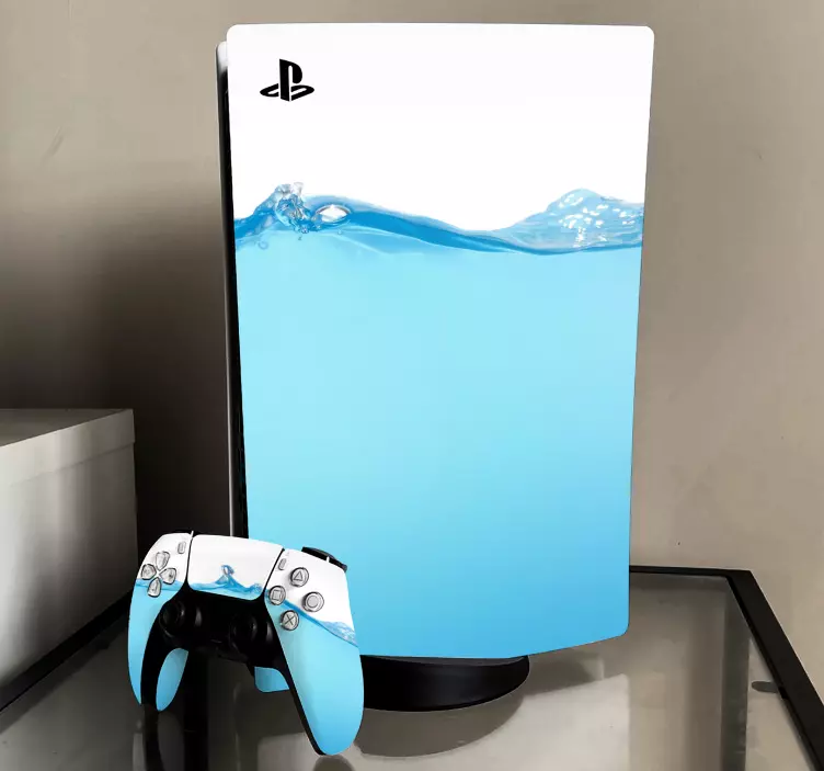 Water Texture PS5 skin stickers - TenStickers