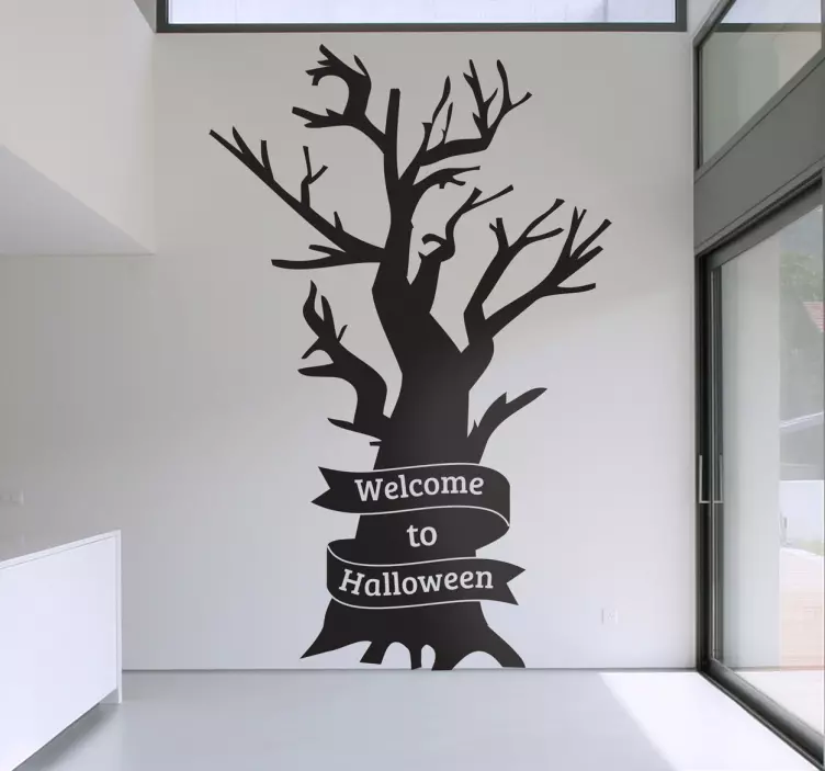 Welcome to Halloween Wall Sticker - TenStickers