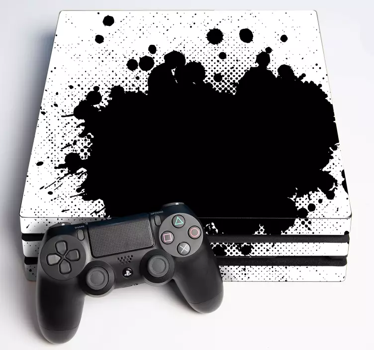 White Splash ps4 skin stikcer - TenStickers
