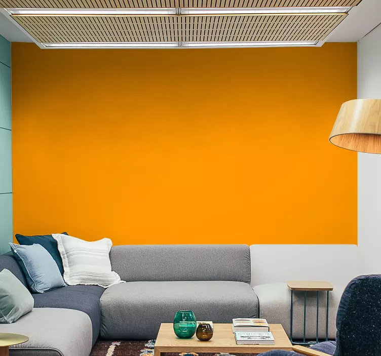 Yellow plain sheet wall vinyl - TenStickers