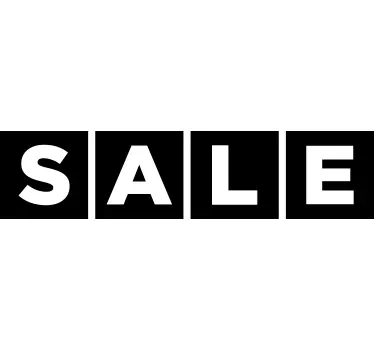 Box Sales Window Sticker - TenStickers
