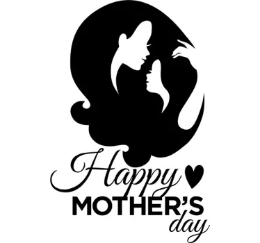 Happy Mother's Day Window Sticker - TenStickers