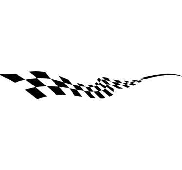 Racing blocks side campervan decal - TenStickers