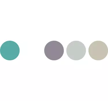 Five Colour Wall Spot Stickers - TenStickers