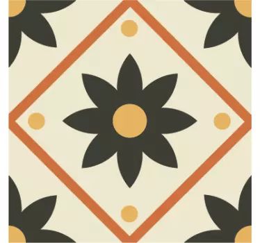 Kitchen wall belgium pattern tile sticker - TenStickers