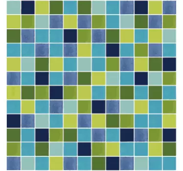 Vintage bathroom tiles wall decor - TenStickers