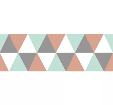 Triangles border sticker - TenStickers