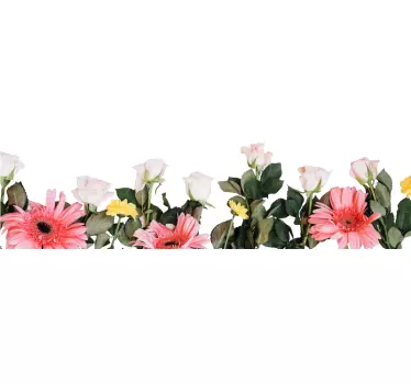 Wall sticker flowers for kitchen - TenStickers