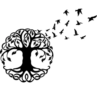 Tree of Life Tree Wall Sticker - TenStickers