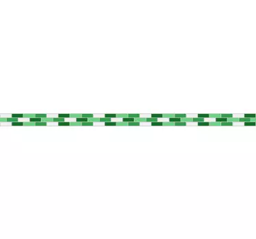Green tile sticker - TenStickers
