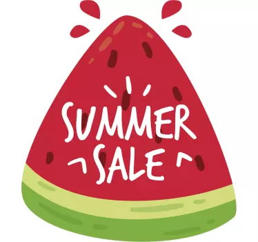 summer fruit sales sale wall decal - TenStickers