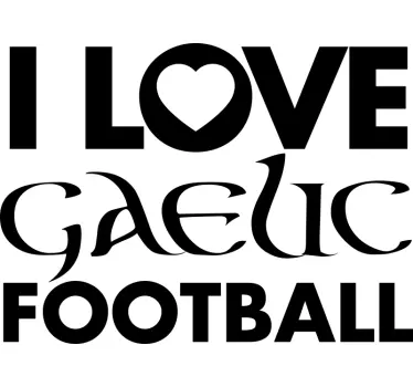 Gaelic Football Wall Sticker - TenStickers
