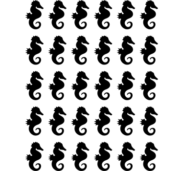 Seahorses Wall Stickers - TenStickers