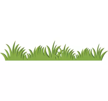 Grass Wall Border Sticker - TenStickers