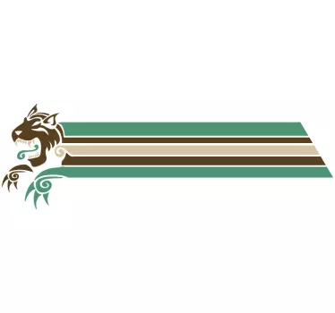 Caravan Lines Vehicle Sticker - TenStickers