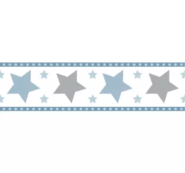pastel star border border sticker - TenStickers