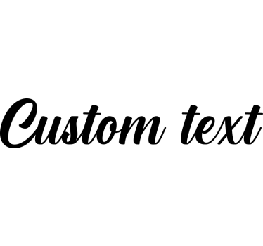 Van sticker custom text for back truck - TenStickers