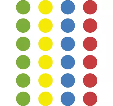 Twister Game Floor Sticker - TenStickers