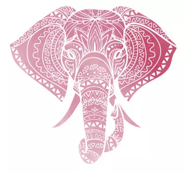 Indian Elephant Animal Wall Sticker - TenStickers