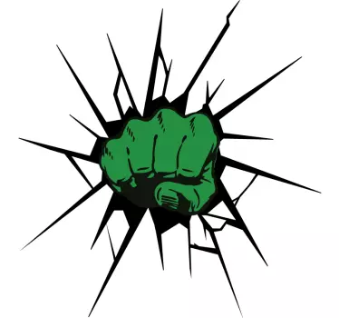 Hulk smash Home Wall Sticker - TenStickers