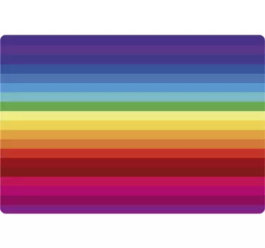 Rainbow Trackpad texture sticker - TenStickers