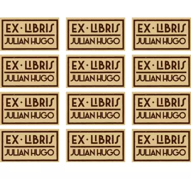 Book stickers labels literature wall decal - TenStickers