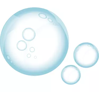 Droplets of Water Sticker - TenStickers