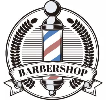 Barber Pole wall decor - TenStickers