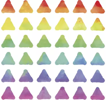 Triangle Dots wall decor - TenStickers