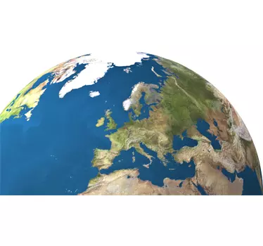 Planet Earth Laptop Sticker - TenStickers