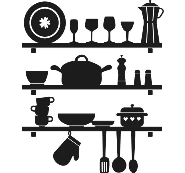 Different kitchen tools  cutlery sticker - TenStickers