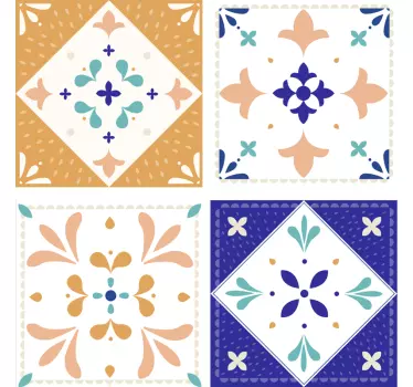 Classic palette tile transfer decal - TenStickers