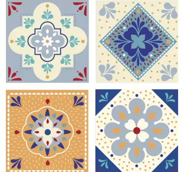 Colorful palette tile transfer deal - TenStickers