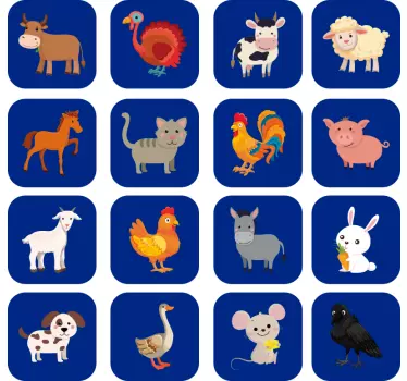 Animals farm animal decal - TenStickers