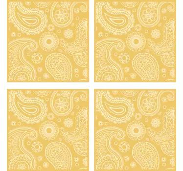 Arabic paisley  decoration wall decal - TenStickers