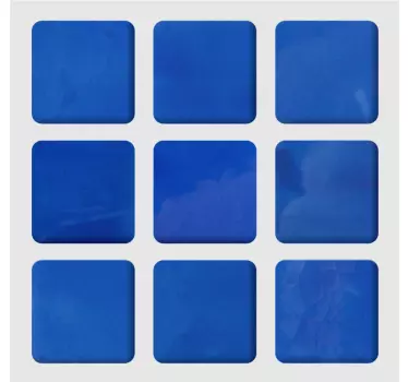 Blue shades board tile transfer - TenStickers