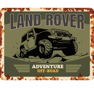 Land rover  car decal - TenStickers