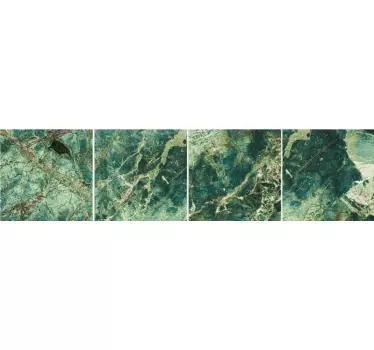 Green marble texture wall decal - TenStickers